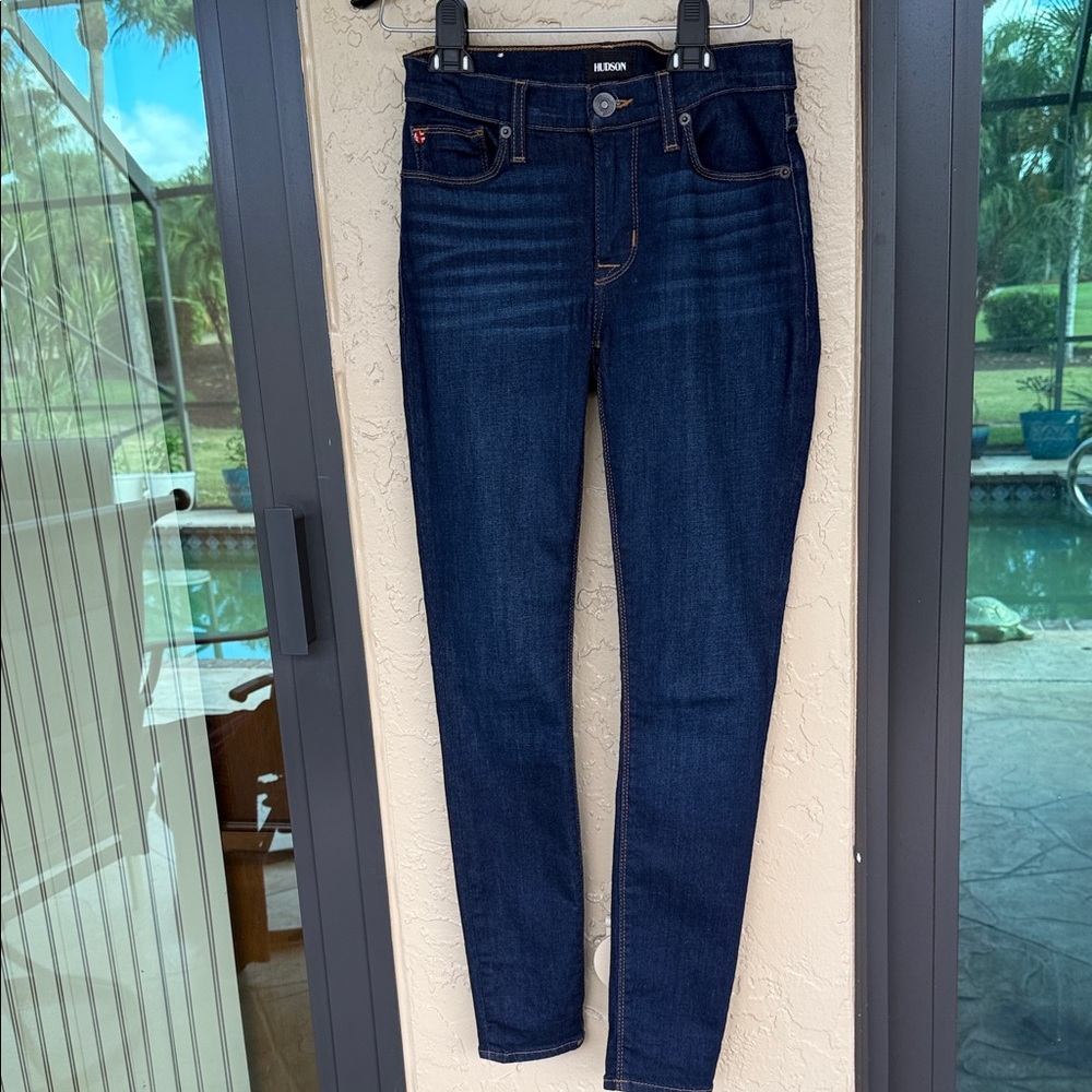 Hudson Jeans Women's Dark Indigo Skinny Jeans